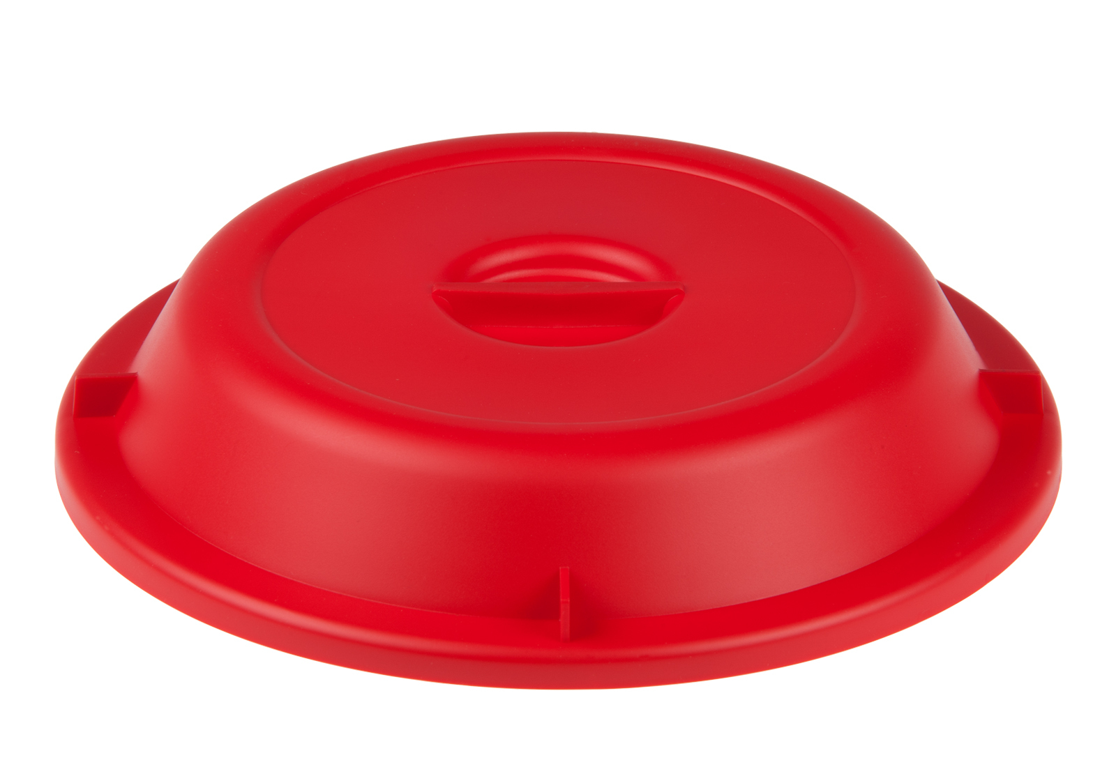 Plate cover red PP