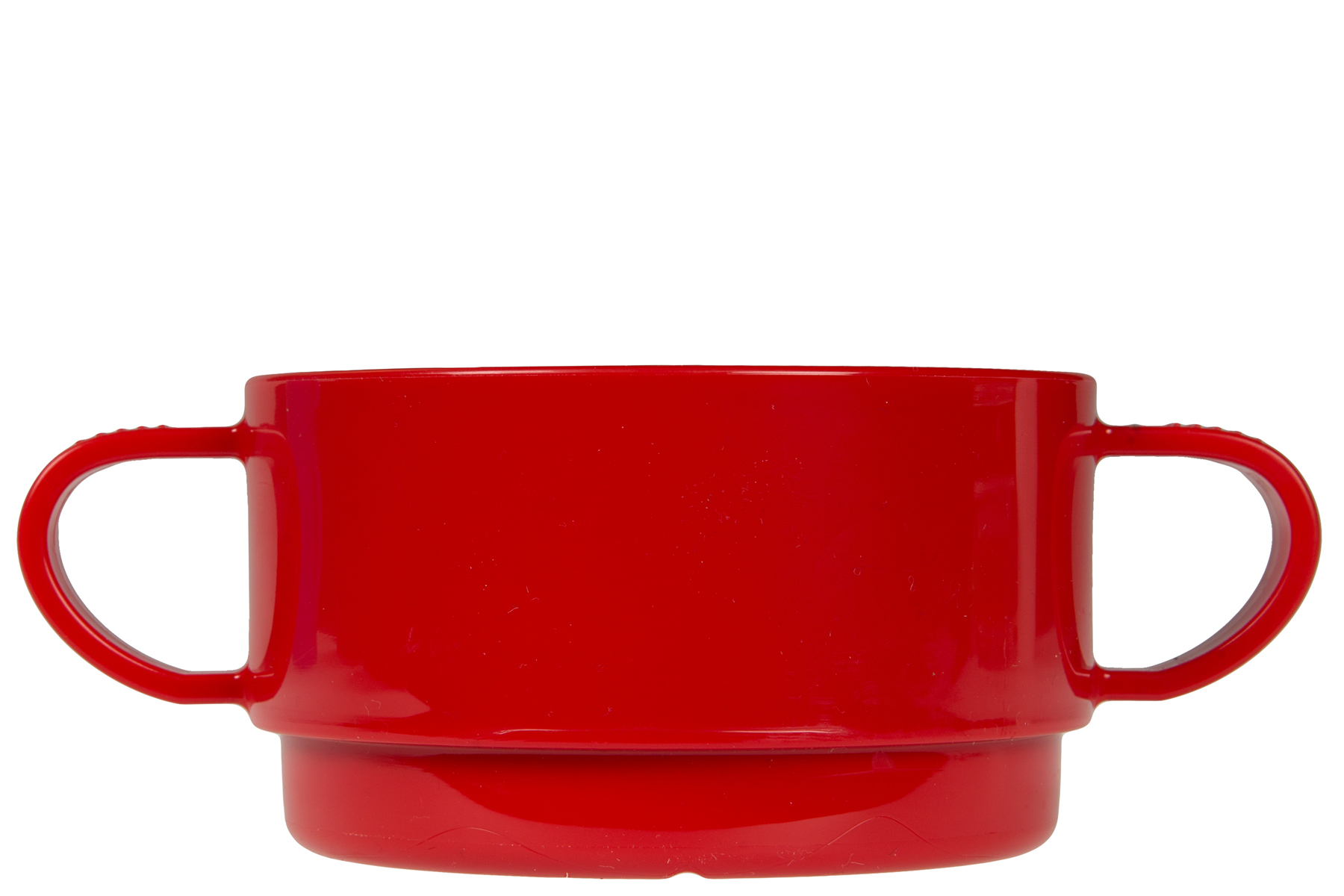 Kalyx soup cup red with open handles 35cl
