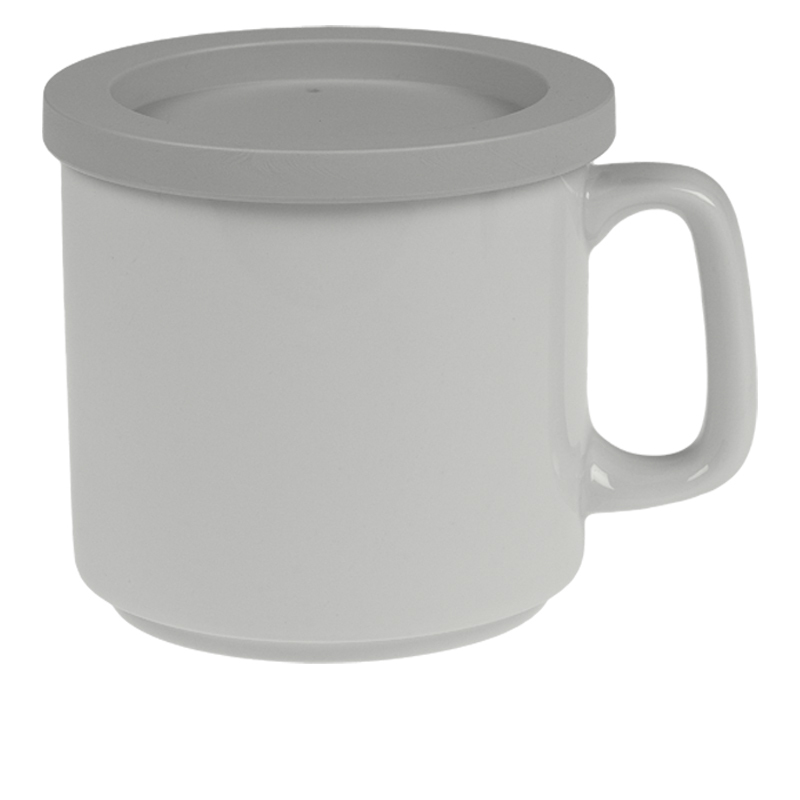 Bekerdeksel grijs 83mm