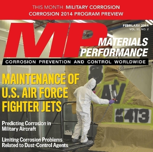 Predicting corrosion in military aircraft (Materials Performance, Feb 2014)
