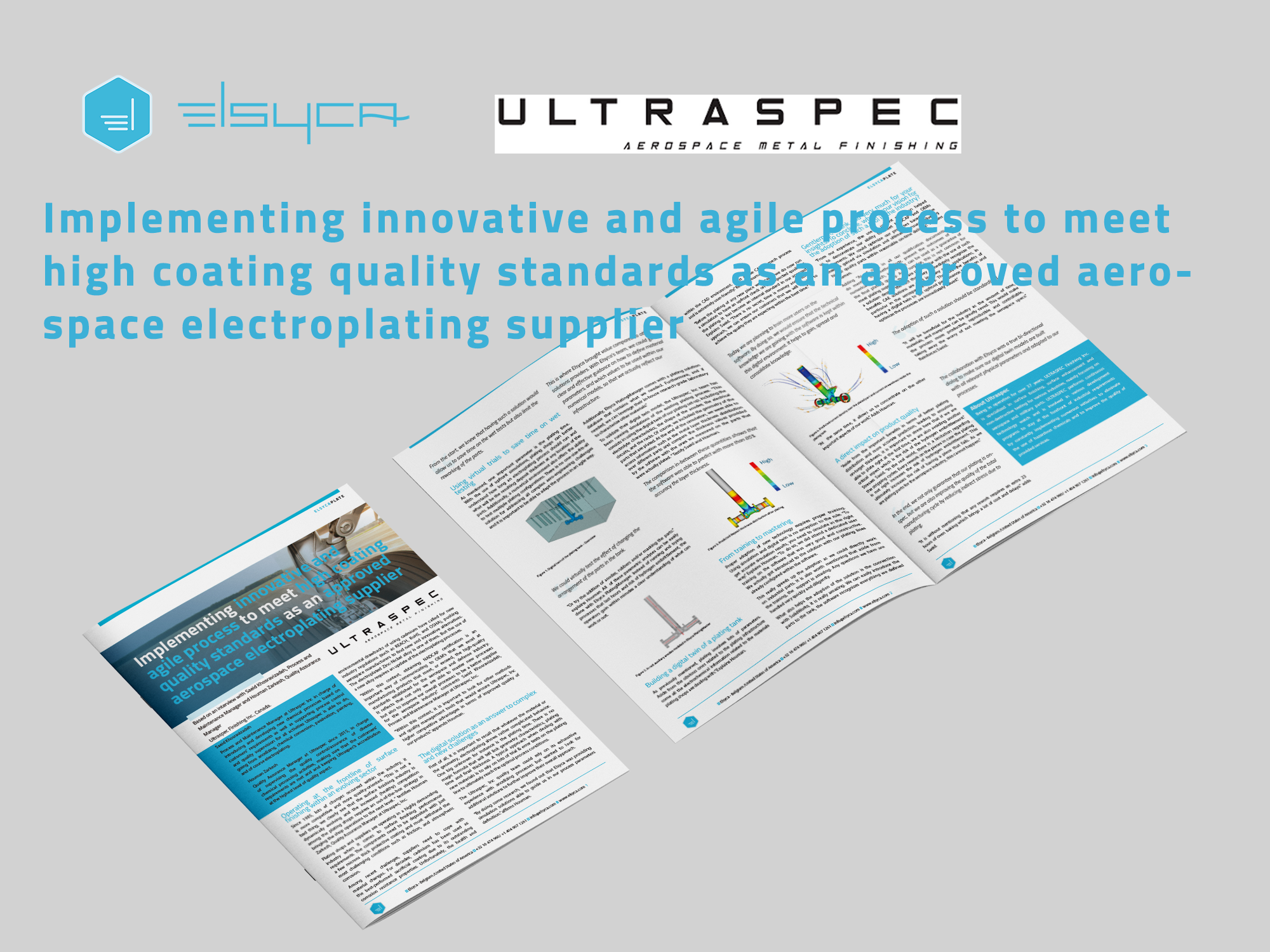 Ultraspec Inc. : Implementing innovative and agile process to meet high coating quality standards as an approved aerospace electroplating supplier.