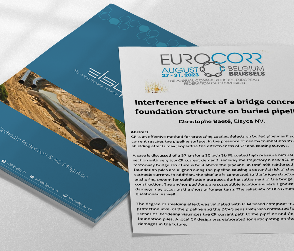 Interference effect of a bridge concrete foundation structure on buried pipeline