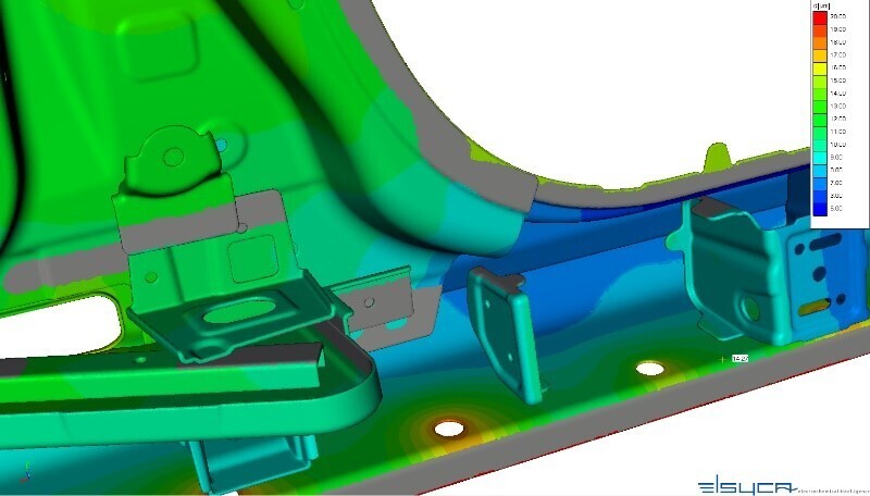 Elsyca EcoatMaster software <br>E-coat simulations for vehicle design