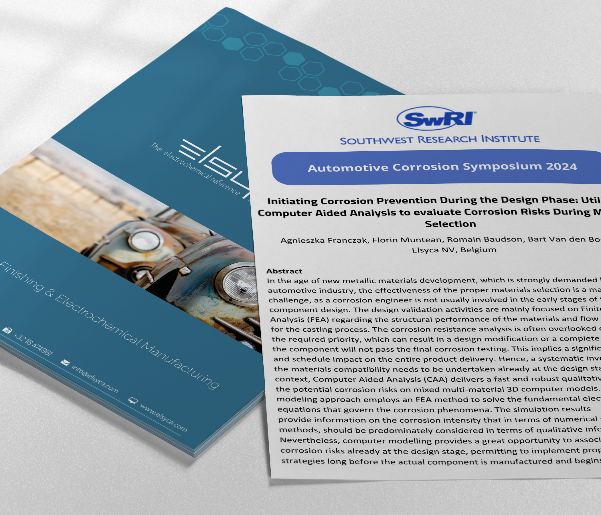 Initiating Corrosion Prevention During the Design Phase: Utilizing Computer Aided Analysis to evaluate Corrosion Risks During Material Selection