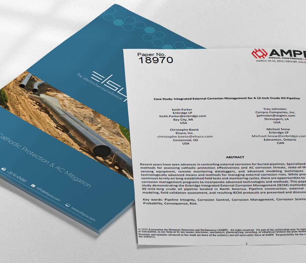 Case Study: Integrated External Corrosion Management for A 12-Inch Crude Oil Pipeline (AMPP 2023)