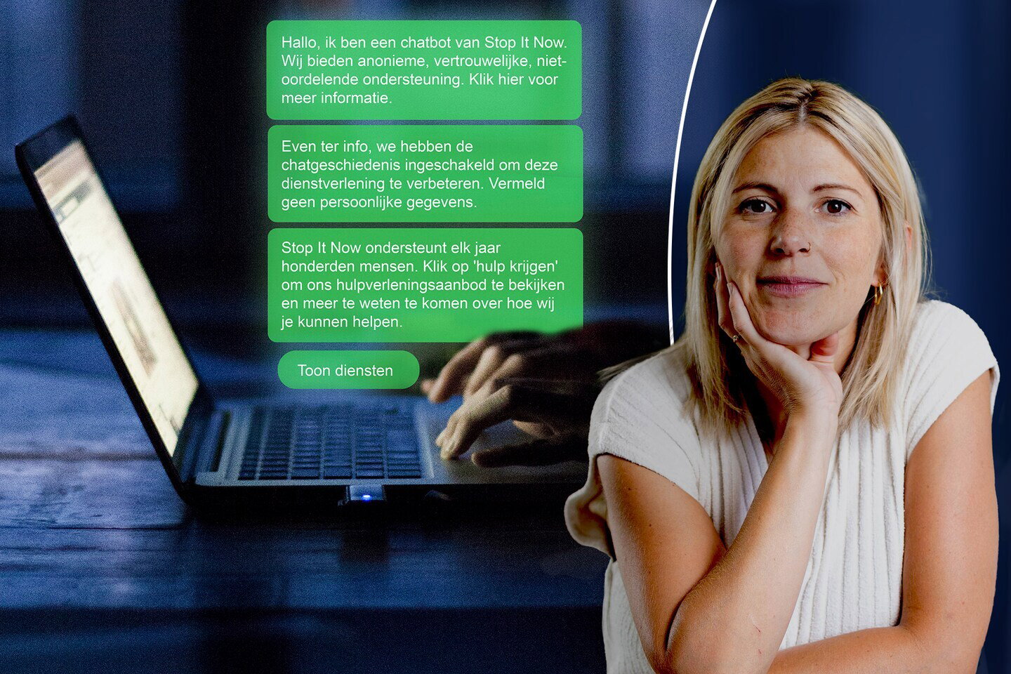Chatbot van Stop it Now! ter preventie van online kindermisbruik: de cijfers na 1 maand