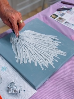 Textured art op canvas - woensdag 2026-09-30