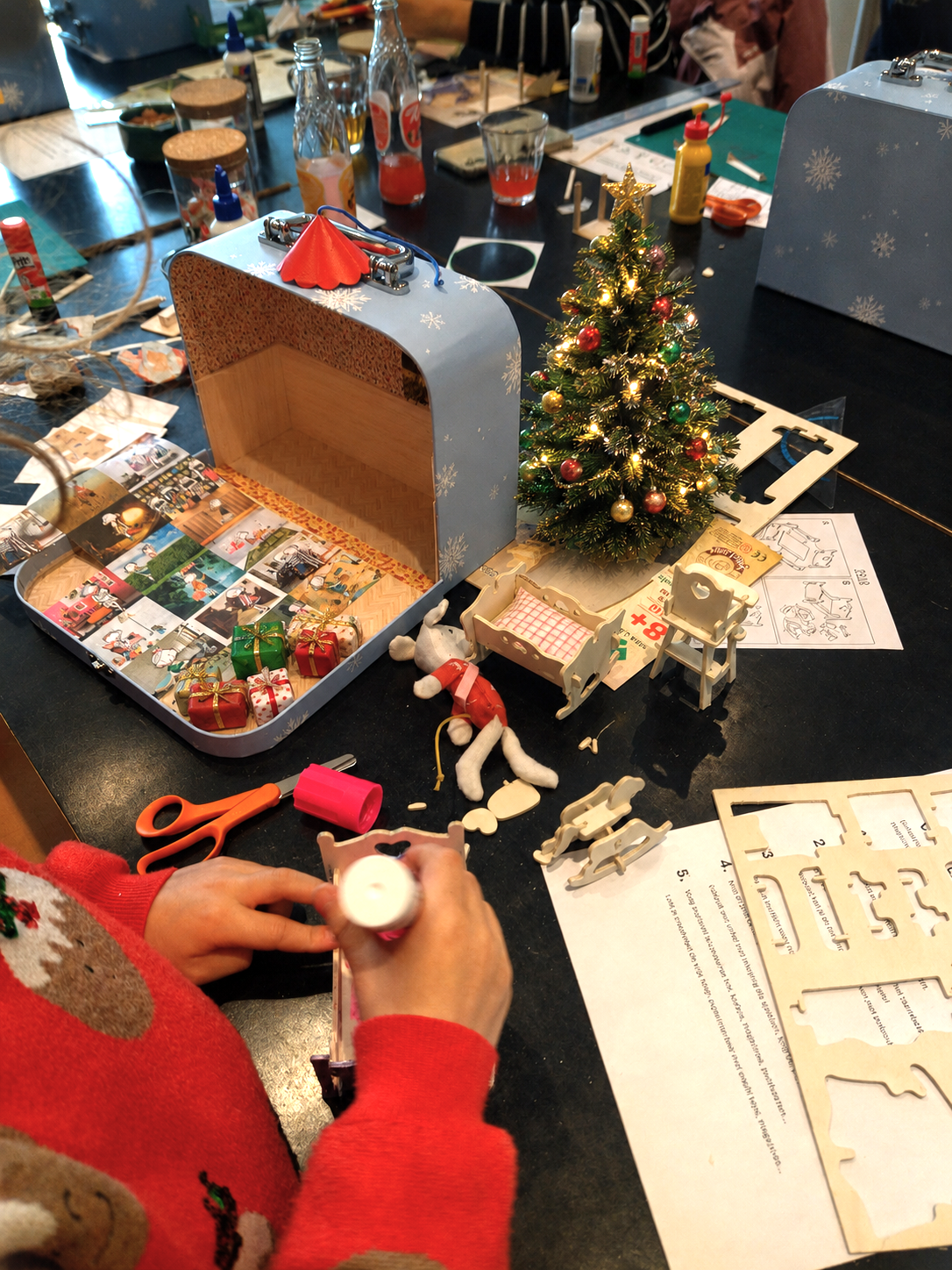 Miniatuurhuisje voor kerst - ouder-kind workshop - woensdag 2026-11-11