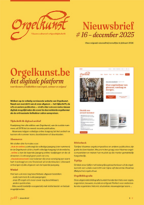 Voorpagina van Nieuwsbrief #16