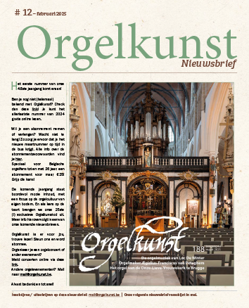 Voorpagina van Nieuwsbrief #12