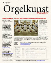 Voorpagina van Nieuwsbrief #01