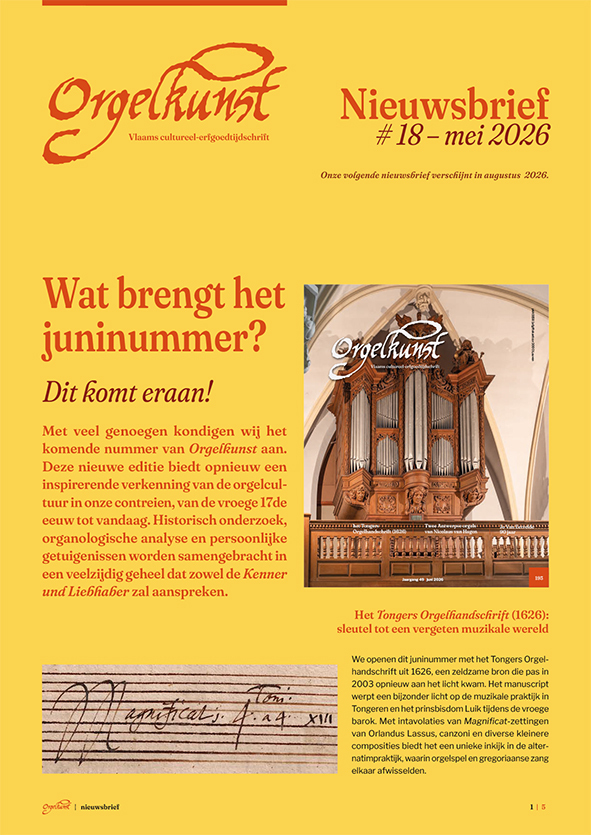 Voorpagina van Nieuwsbrief #18