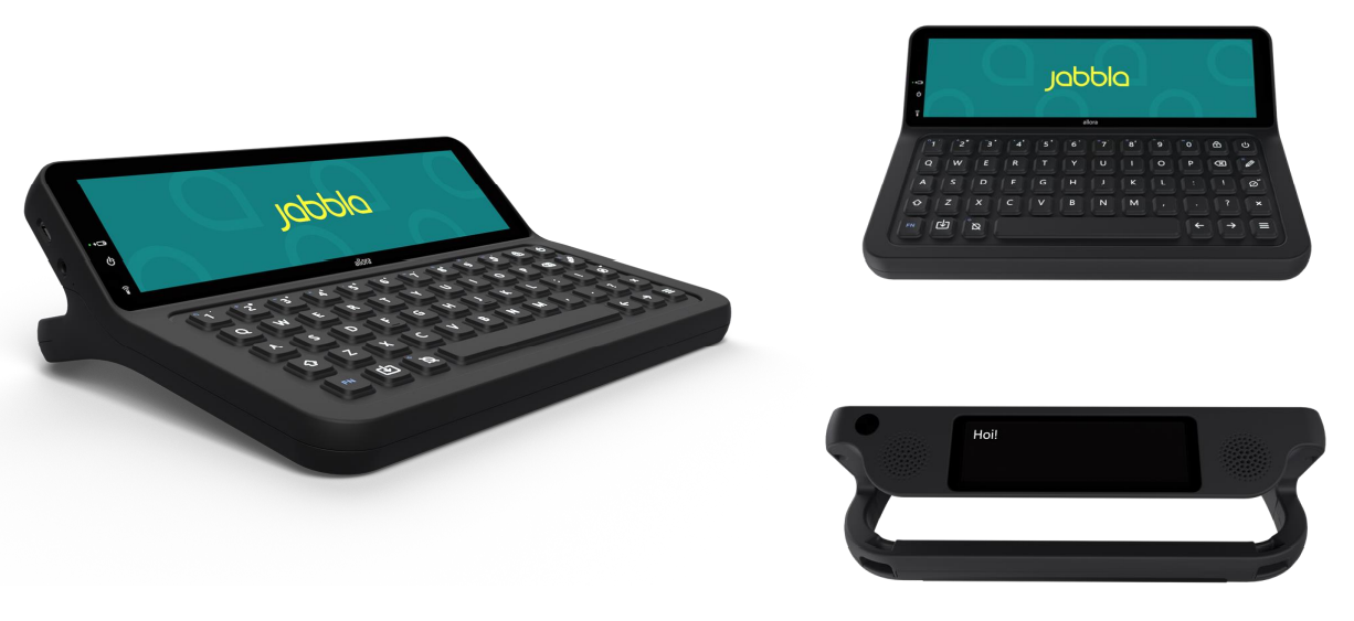 Allora 3 langs zijaanzicht, vooraanzicht en achteraanzicht 