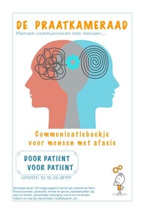 afbeelding van de voorkant van het communicatieboek De Praatkameraad