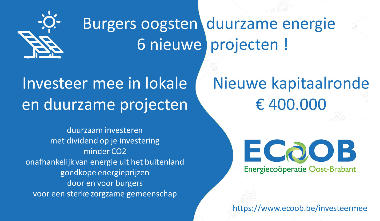 Nieuwe kapitaalronde voor 6 nieuwe projecten! - Na enkele maanden van hard werk achter de scherme...