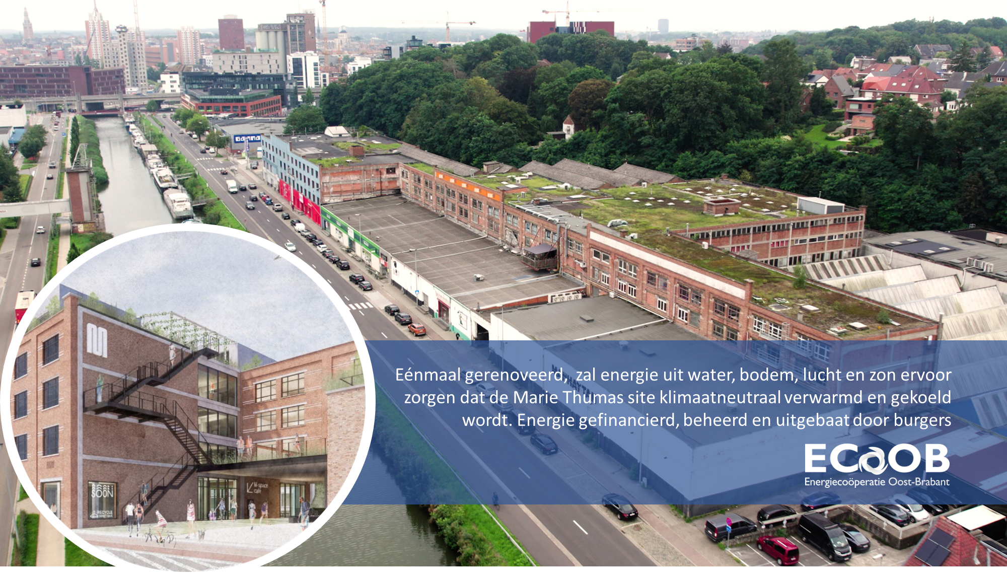 ECoOB, Stad Leuven, Kelvin Solution starten proeven voor innovatief warmtenet op site Marie Thumas