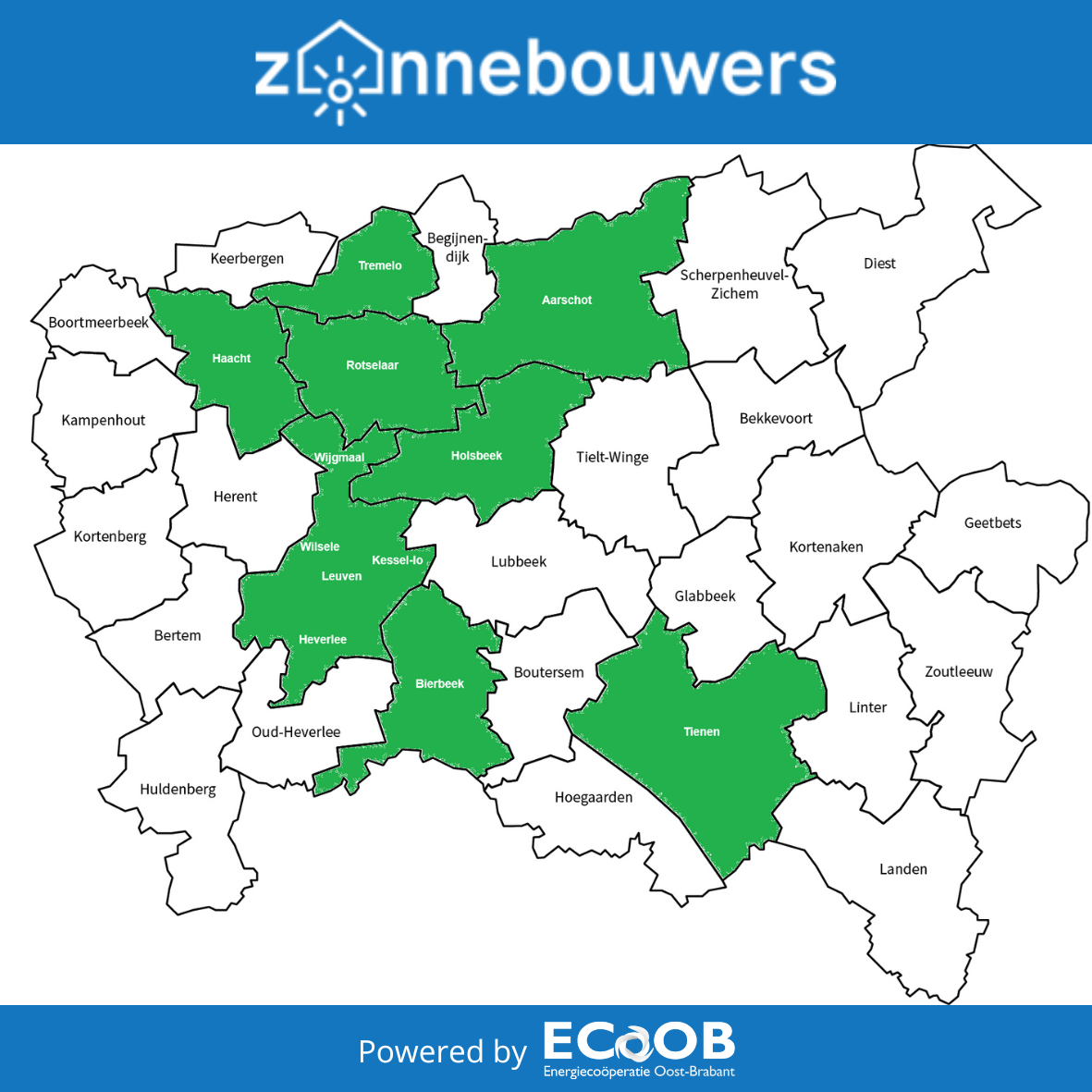 Inwoners van Tienen en Tremelo genieten nu ook van Zonnebouwers - De energietransitie is volop aa...