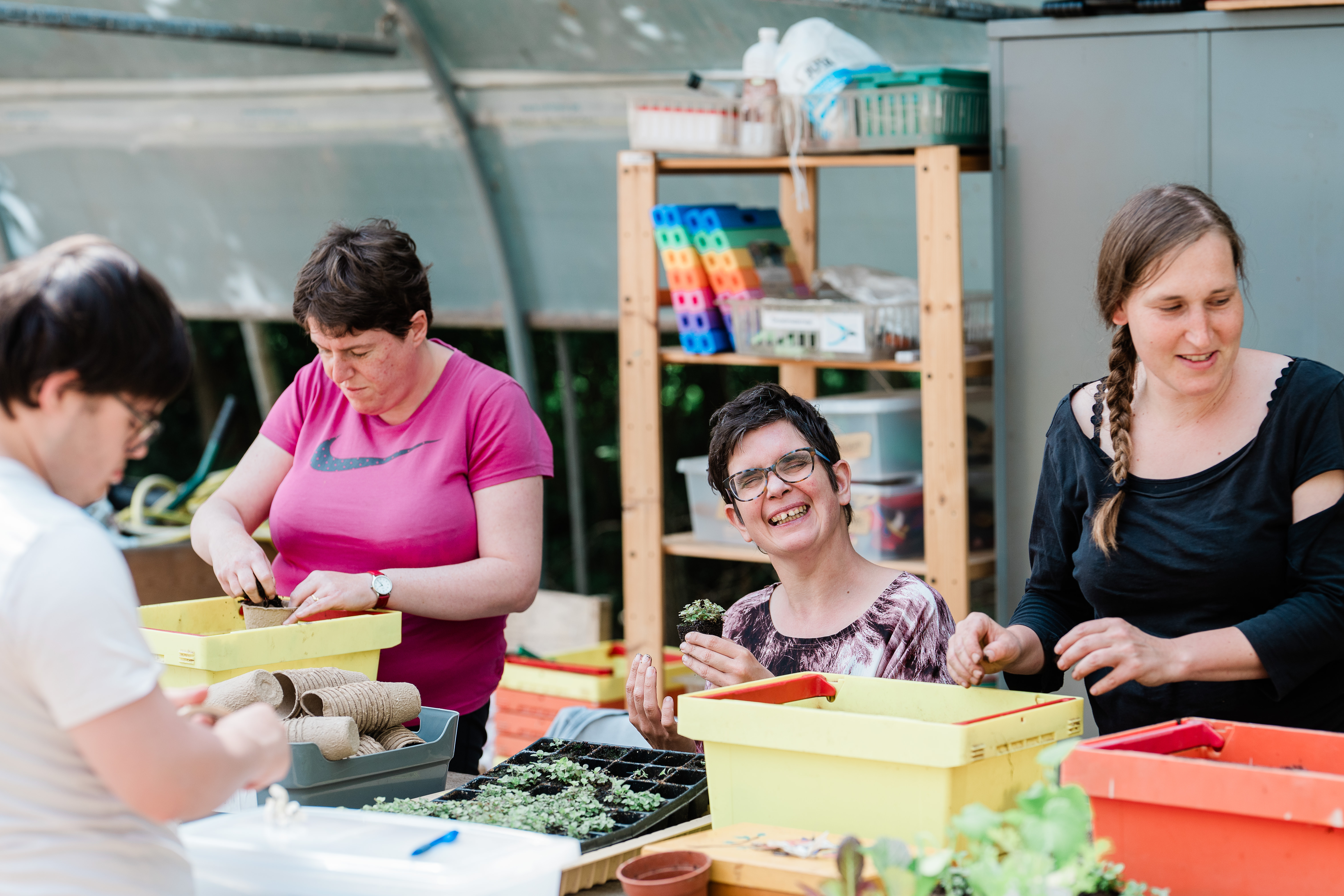 Dagondersteuning in Dé Werkplaats