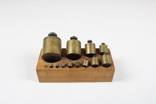thumbnails bij product Old copper weights 
