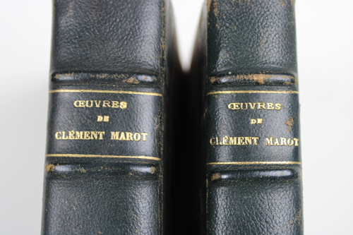 thumbnails bij product 2 old books: Oeuvres complètes de Clément Marot; 1920