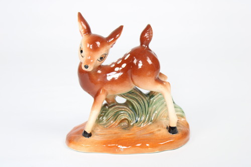 thumbnails bij product vintage ceramic bambi ﻿figurine, 