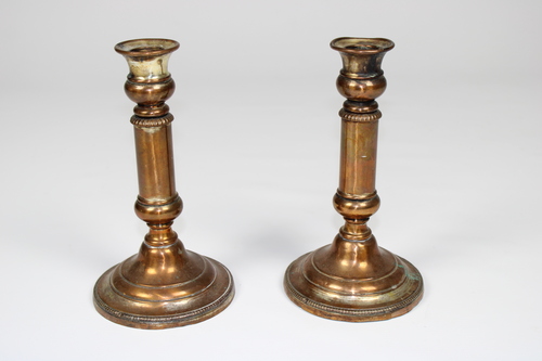 thumbnails bij product two candlesticks in copper