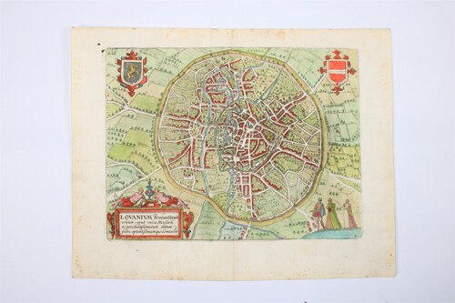 thumbnails bij product engraving city map of Leuven, 1612