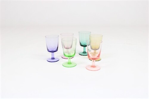 thumbnails bij product 6 vintage glasses, Cascade glassware