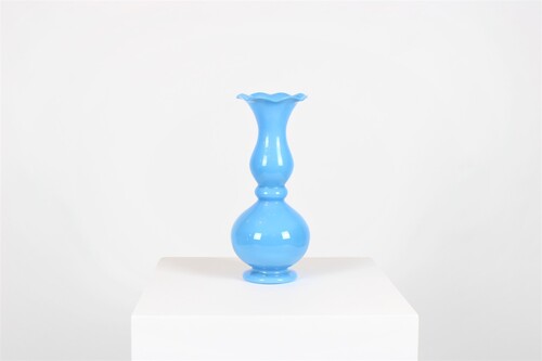 thumbnails bij product blue vintage vase