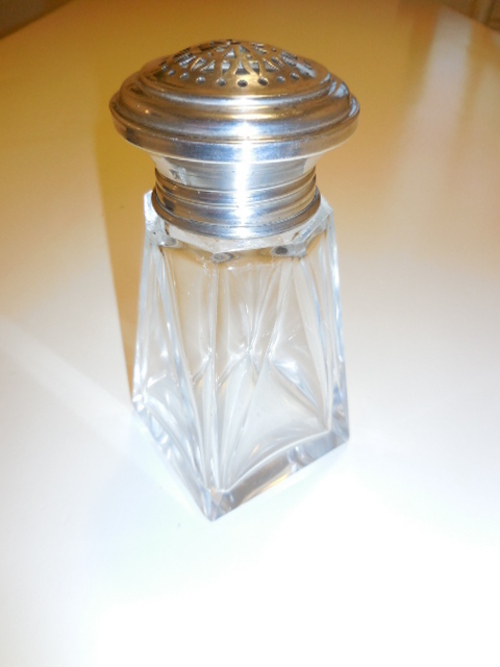thumbnails bij product crystal sugar caster with silver cover