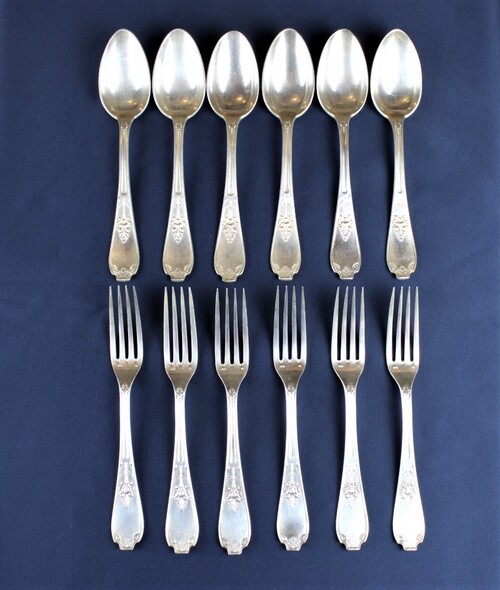 thumbnails bij product silver plated cutlery, Orfèvrerie Wiskemann