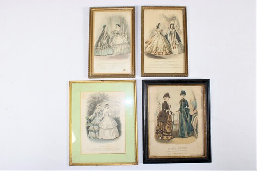 thumbnails bij product Antique fashion prints "La mode illustrée", 19th century.