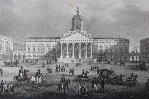 thumbnails bij product gravure "Place Royale", Brussel, ca 1850