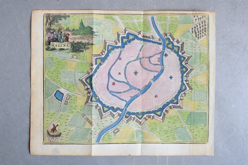 thumbnails bij product city map Mechelen, ca 1710
