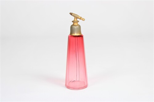 thumbnails bij product Ancien flacon à parfum en verre rose