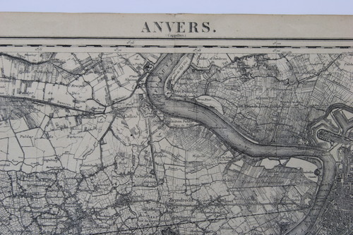 thumbnails bij product Map of Antwerp, 1914