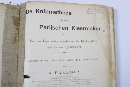 thumbnails bij product La méthode de coupe Ladevèze & Darroux 1915