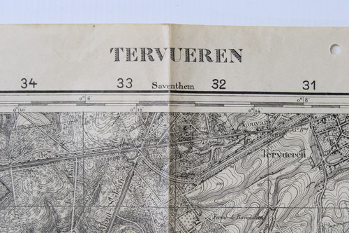 thumbnails bij product old map of Tervuren
