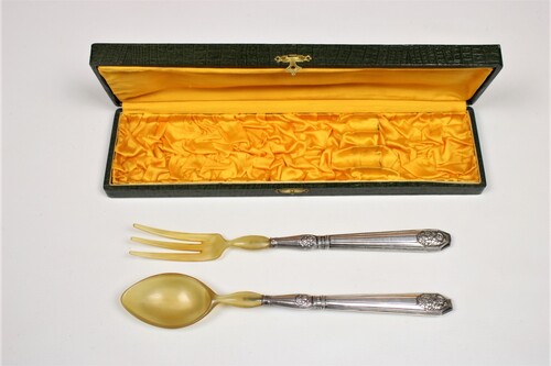 thumbnails bij product silver Art Deco serving cutlery