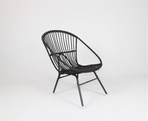 thumbnails bij product vintage rotan-bamboo chair