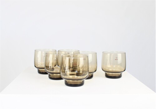 thumbnails bij product vintage smoked glasses by Shell