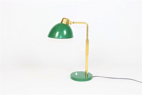 thumbnails bij product old green table lamp