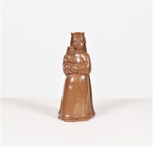 thumbnails bij product statue de Marie, céramique, Nand Van Itterbeeck