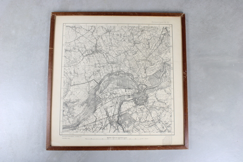 thumbnails bij product old military map (German print 1913) of region Dendermonde