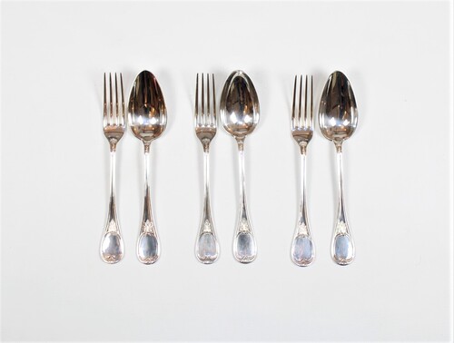 thumbnails bij product Silver cutlery, by Delheid