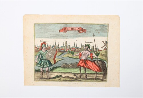 thumbnails bij product Panoramic view of Mechelen with Theseus and Centaurus, 18th century