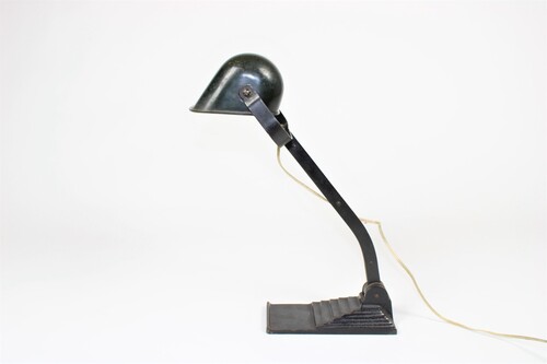 thumbnails bij product Old Art Deco desk lamp ERPE
