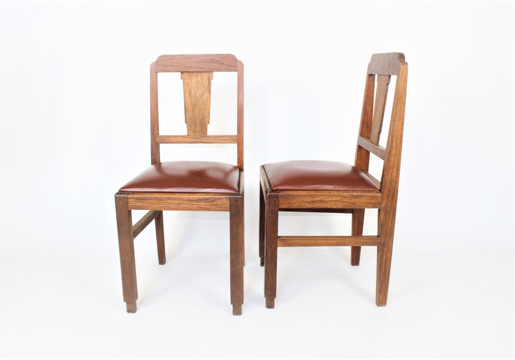 medley Diplomaat Spanning 6 houten Art Deco stoelen · Het huis van mijn moeder