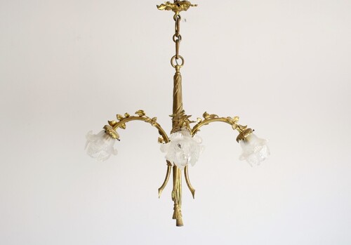 thumbnails bij product Gilt bronze chandelier, Louis XVI