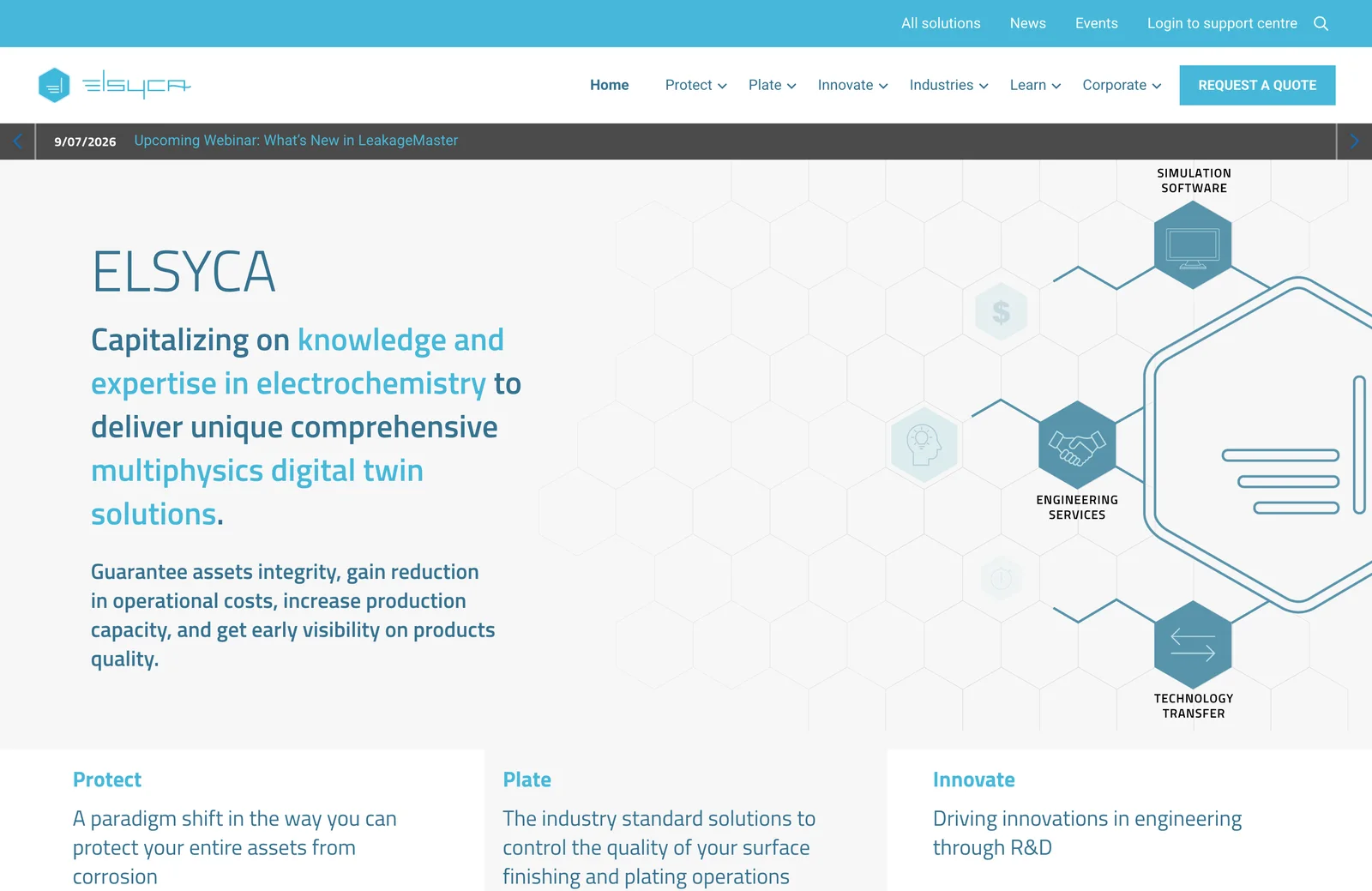 The Elsyca corporate site